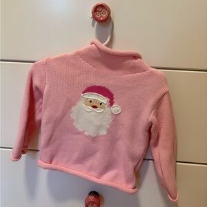 Mud Pie like new Santa sweater